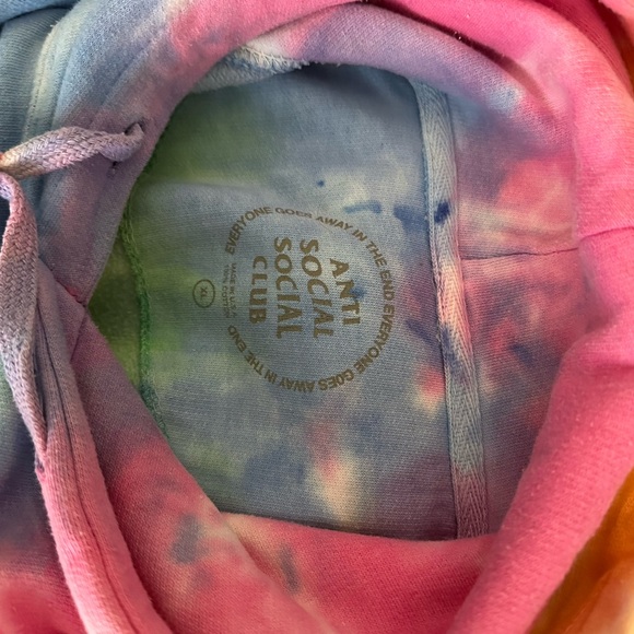 Anti Social Social Club Tye- Dye Hoodie - Picture 5 of 6